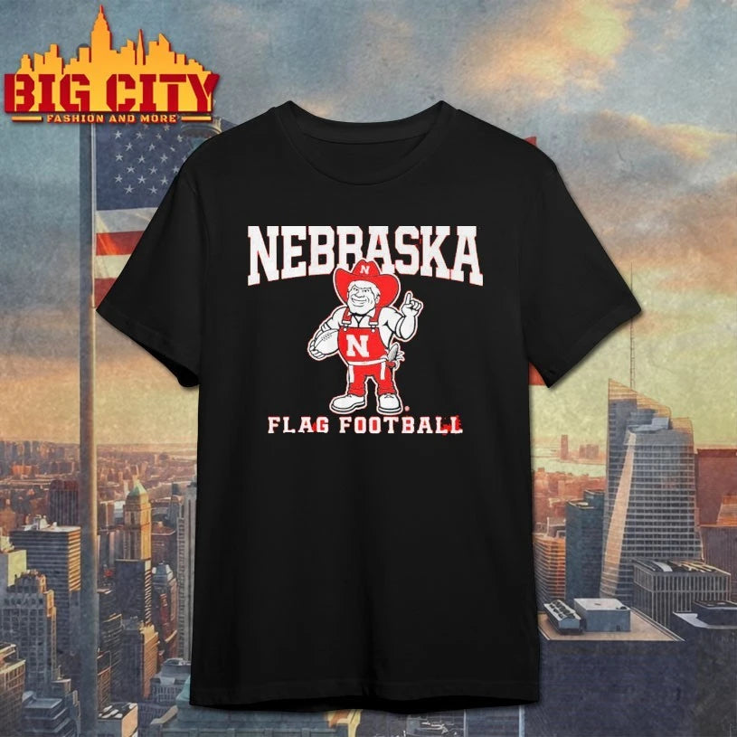 Nebraska Cornhuskers Flag Football T-shirt