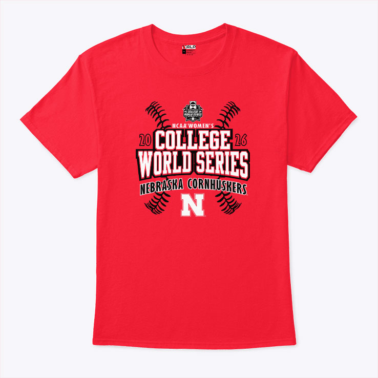 Nebraska Cornhuskers Women’s College World Series 2026 T Shirt