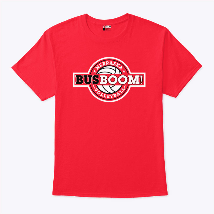 Nebraska Volleyball Busboom T Shirt
