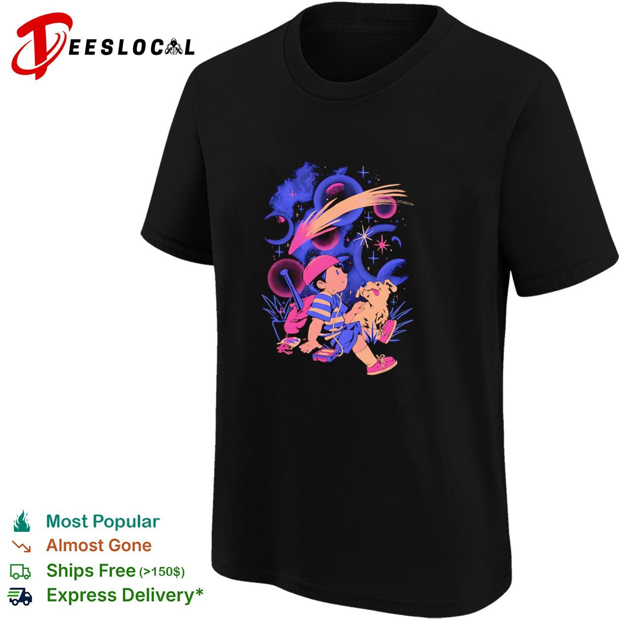 Ness and King from EarthBound shirt