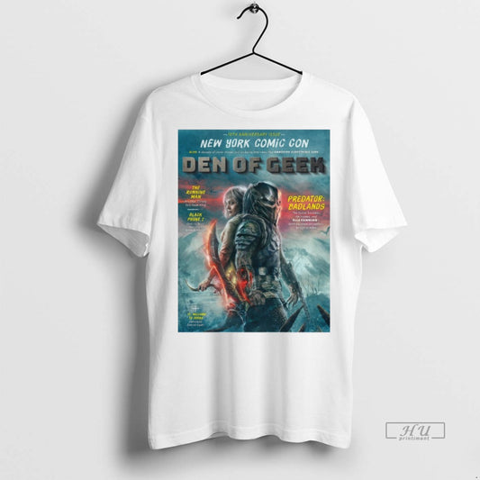 New 10th Anniversary Issue New York Comic Con Den Of Geek The Running Man Black - clothing by TeeHivey.com