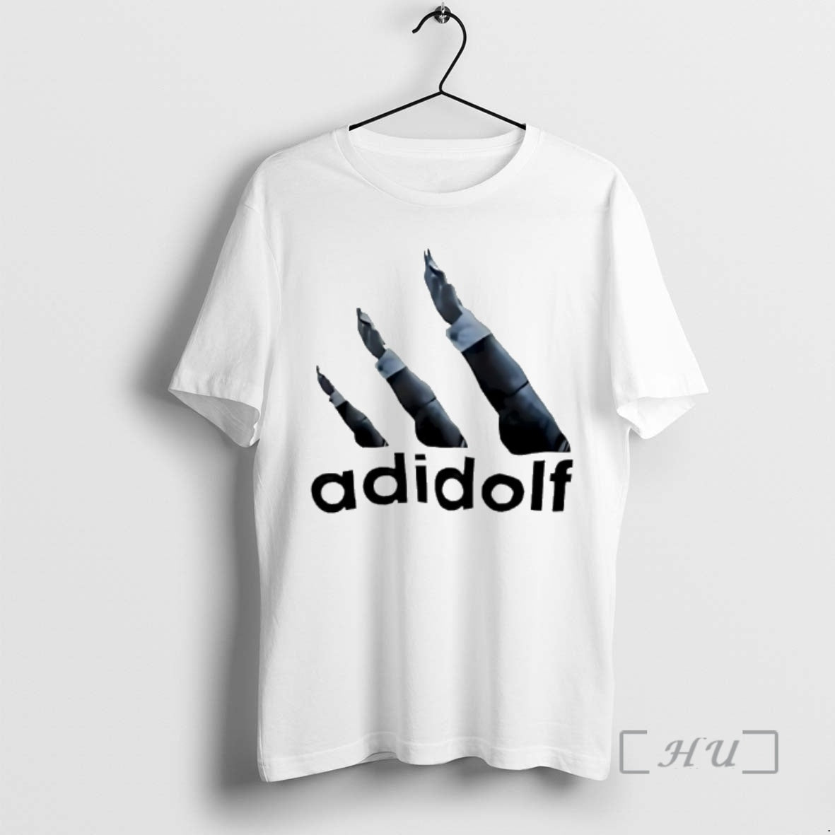 New Adidolf Logo Parody Hand - clothing by TeeHivey.com