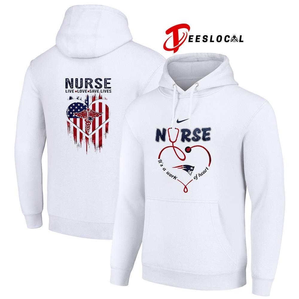 New England Patriots x Army nurse it’s a work of heart shirt