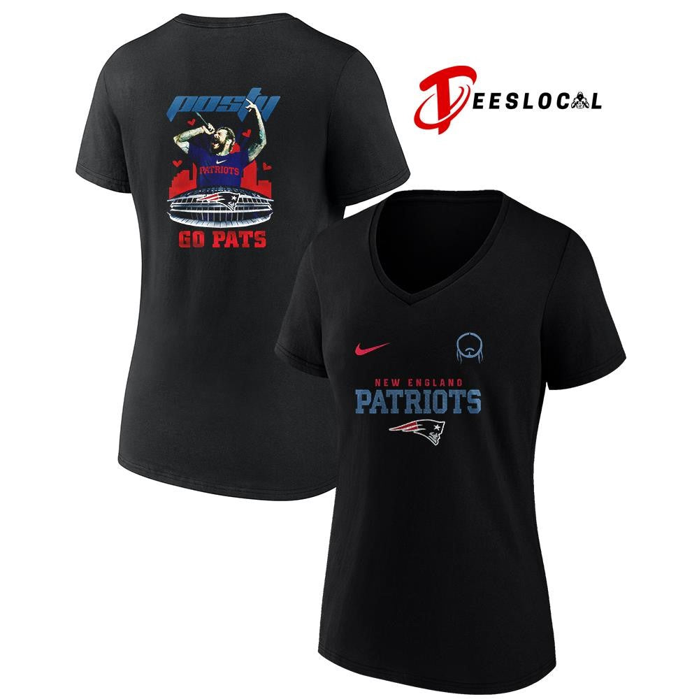 New England Patriots x Post Malone Posty stadium shirt