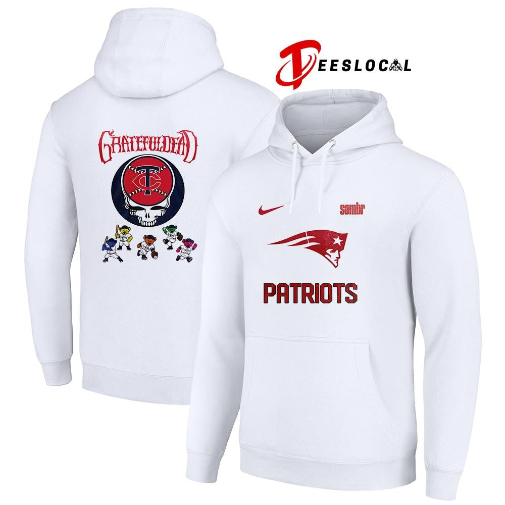 New England Patriots x Sombr The Late Nights and Young Romance tour signature name and number shirt