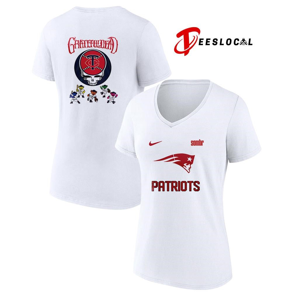 New England Patriots x Sombr The Late Nights and Young Romance tour signature name and number shirt