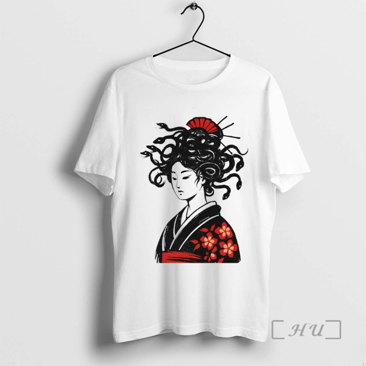 New Geisha Mith Snake Hair Circle - clothing by TeeHivey.com