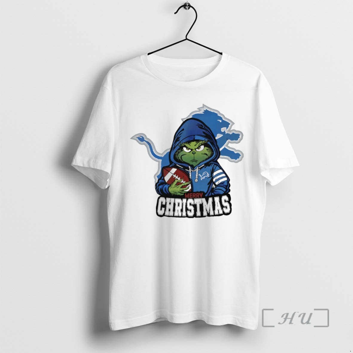 New Grinch Detroit Lions Merry Grinchmas Football Christmas Circle - clothing by TeeHivey.com