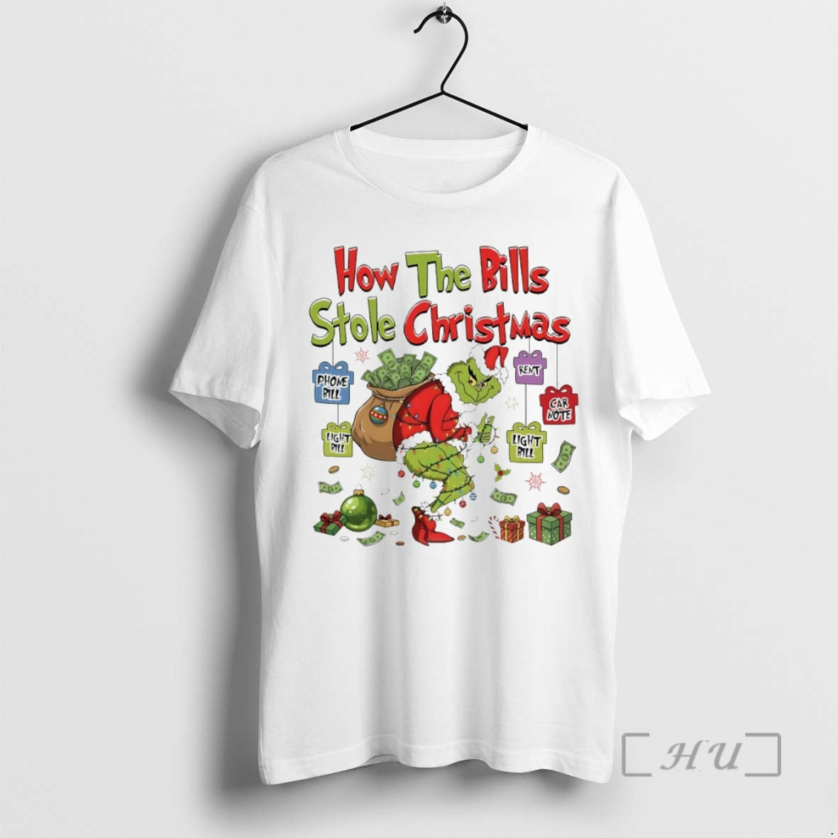 New Grinch How The Bills Stole Christmas Circle - clothing by TeeHivey.com