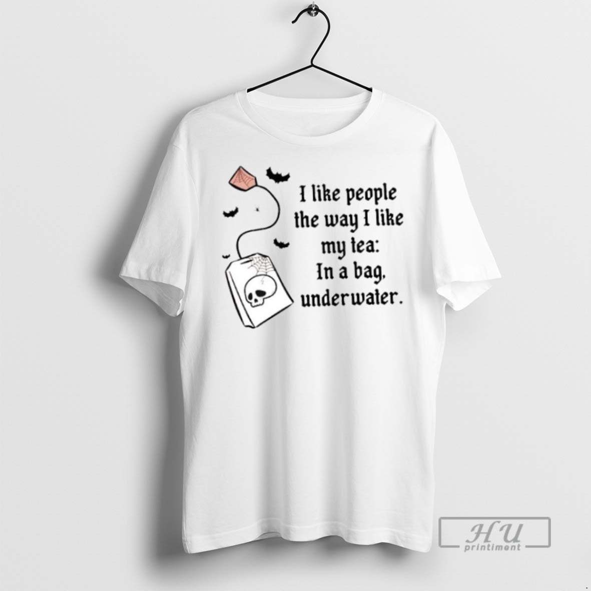 New I Like People The Way I Like My Tea In A Bag Underwater Ornaments - clothing by TeeHivey.com
