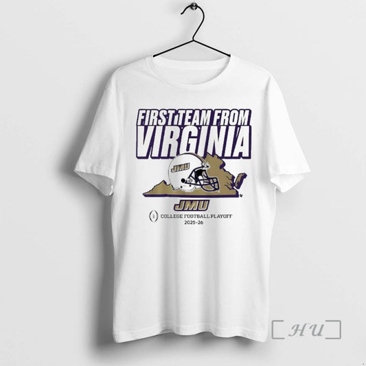 New Jmu Football 2025 26 Cfps First Team From Virginia Helmet Premium T Shirts Sweater - clothing by TeeHivey.com