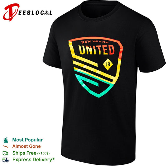 New Mexico United 18 shield logo soccer crest team shirt