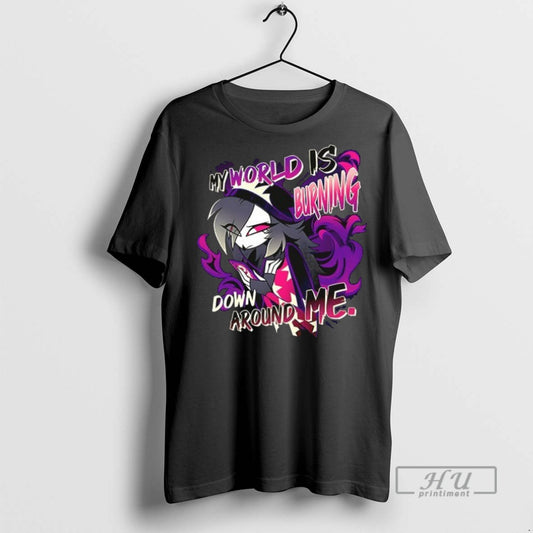 New Octavia Helluva Boss My World Is Buring Down Around Me Ceramic Ceramic And Classic - clothing by TeeHivey.com