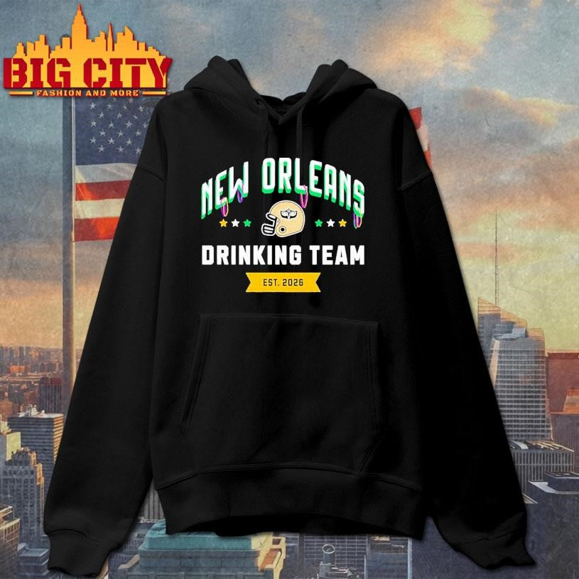 New Orleans football Drinking Team St. Patrick’s Day 2026 Shirt