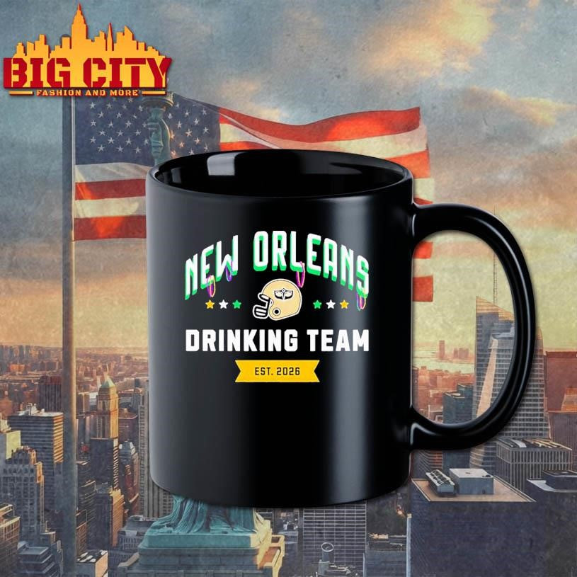 New Orleans football Drinking Team St. Patrick’s Day 2026 Shirt
