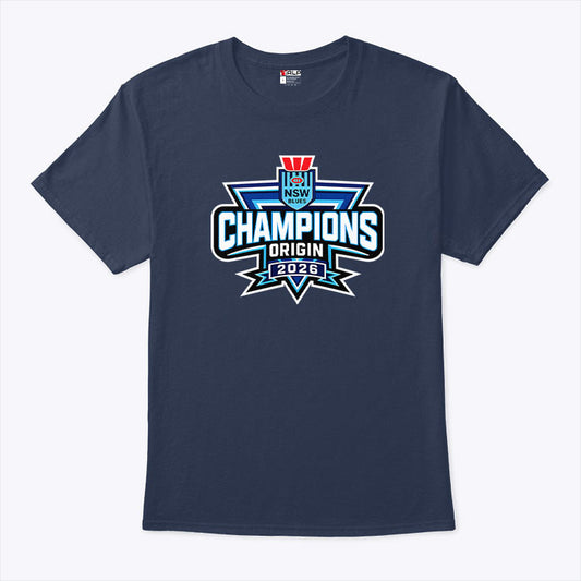 New South Wales Blues 2026 State Of Origin Champions Shirt