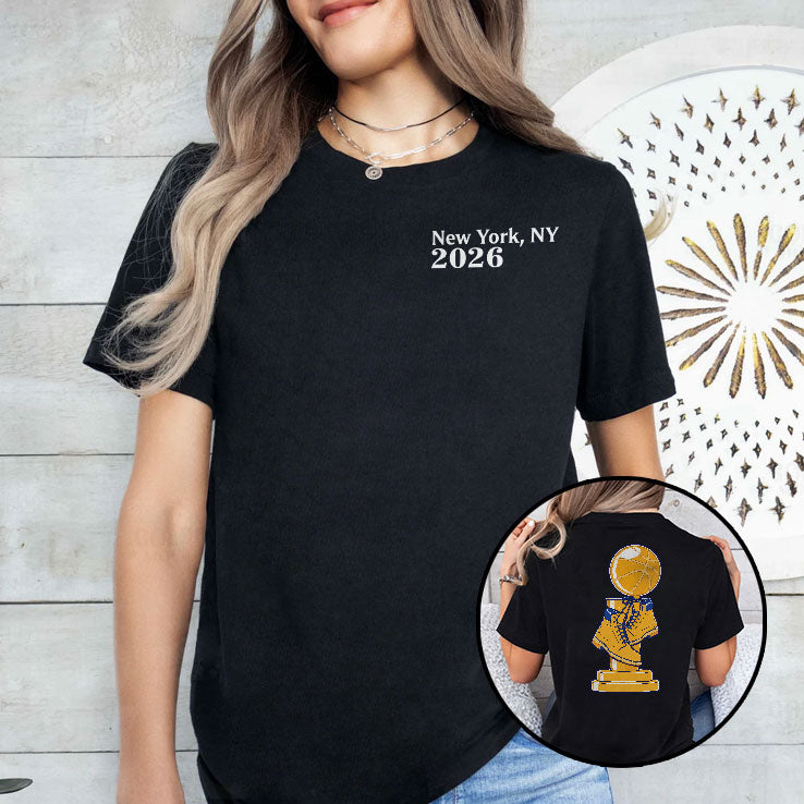 New York Basketball 2026 Championship Trophy And Boots T Shirt