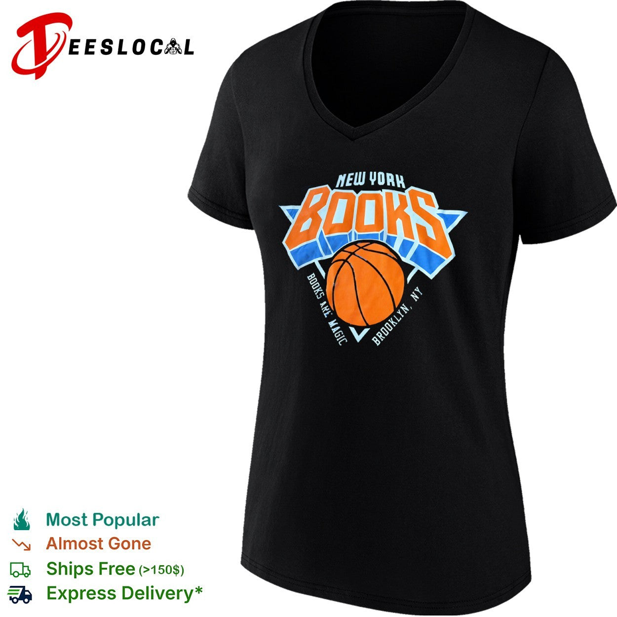 New York Books Brooklyn NY Books are Magic Basketball shirt