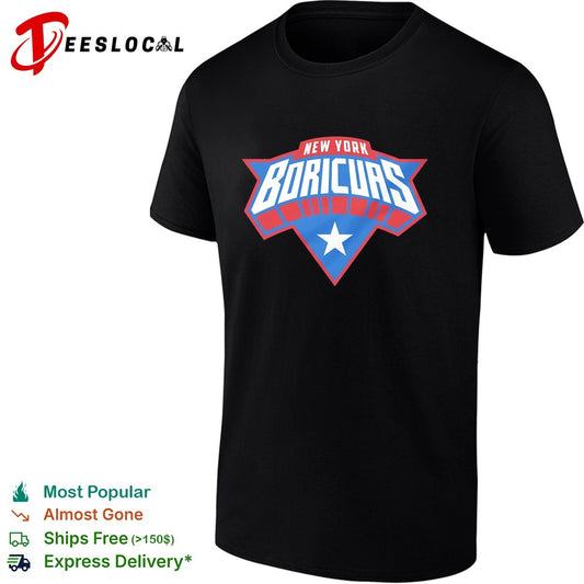 New York Boricuas Puerto Rico star diamond logo bold fan art shirt
