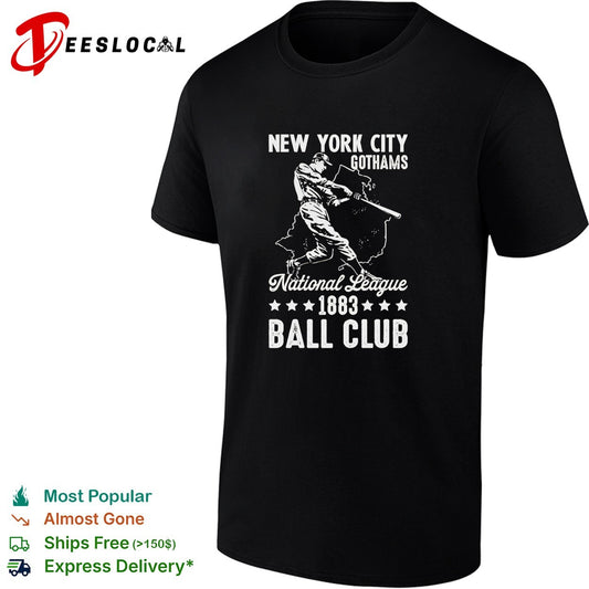 New York City Gothams 1883 National League Ball Club Baseball Player Sport shirt