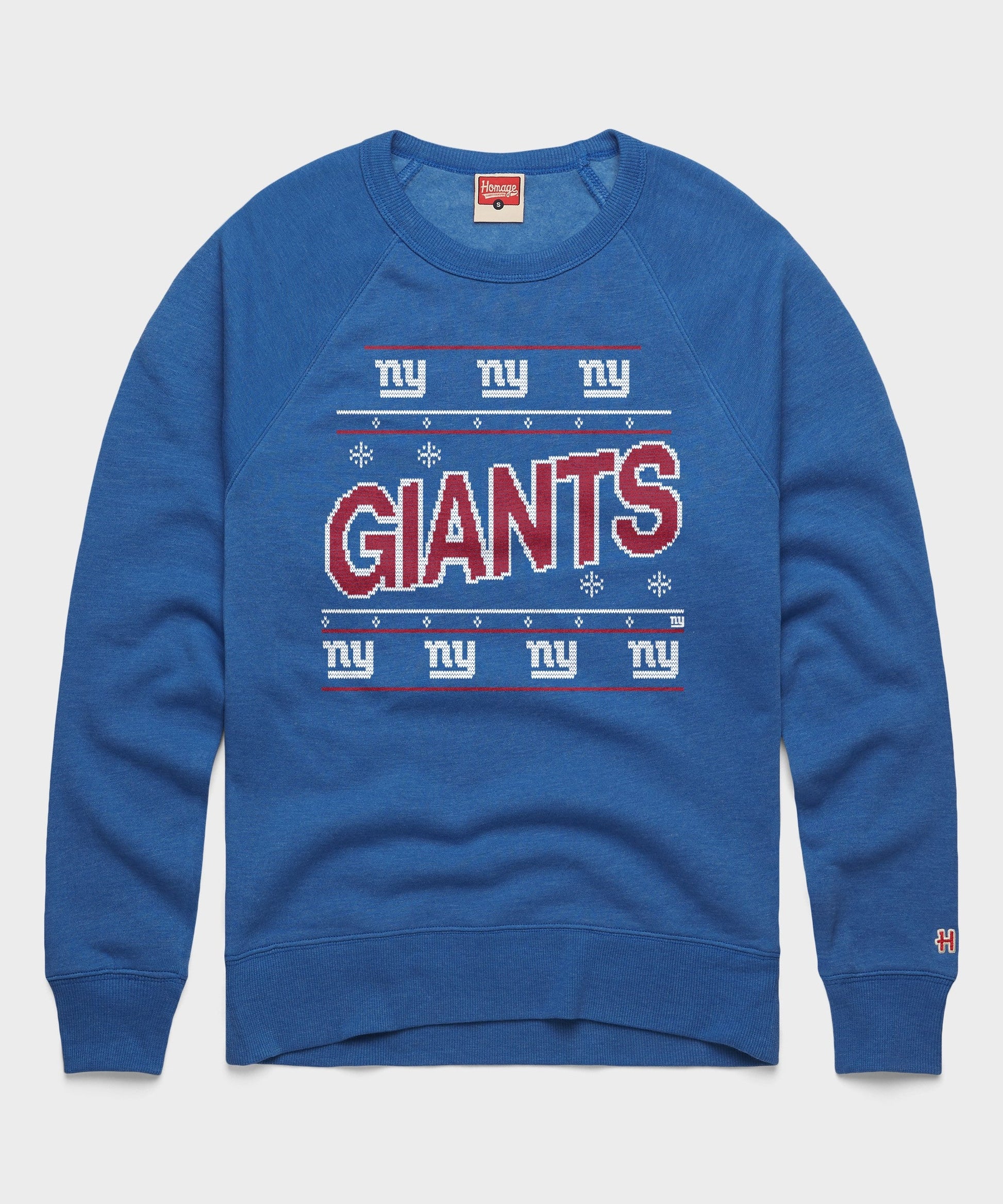 New York Giants Holiday Crewneck