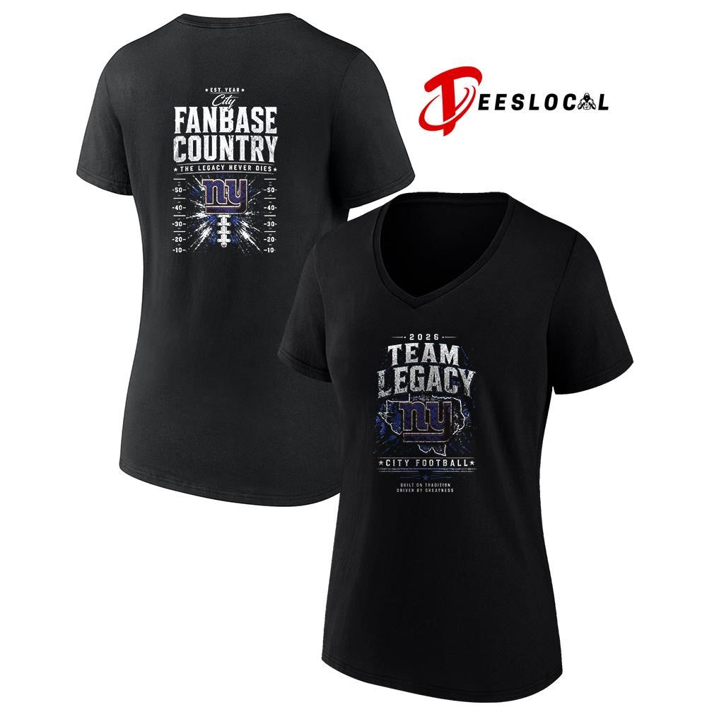 New York Giants team legacy built on tradition driven by greatness city fanbase country shirt