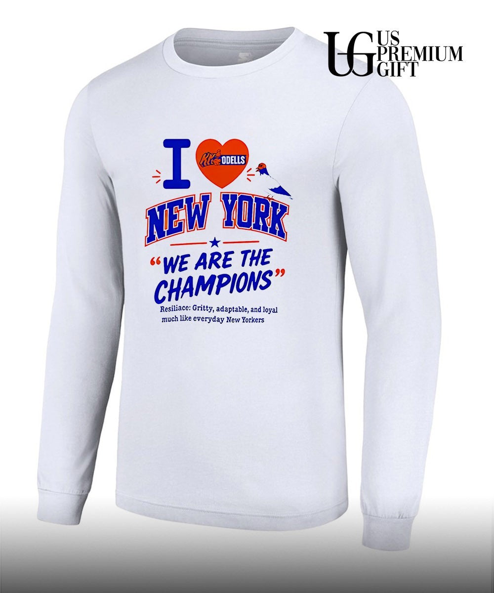 New York I Love New York We Are The Champions Resiliace Gritty shirt
