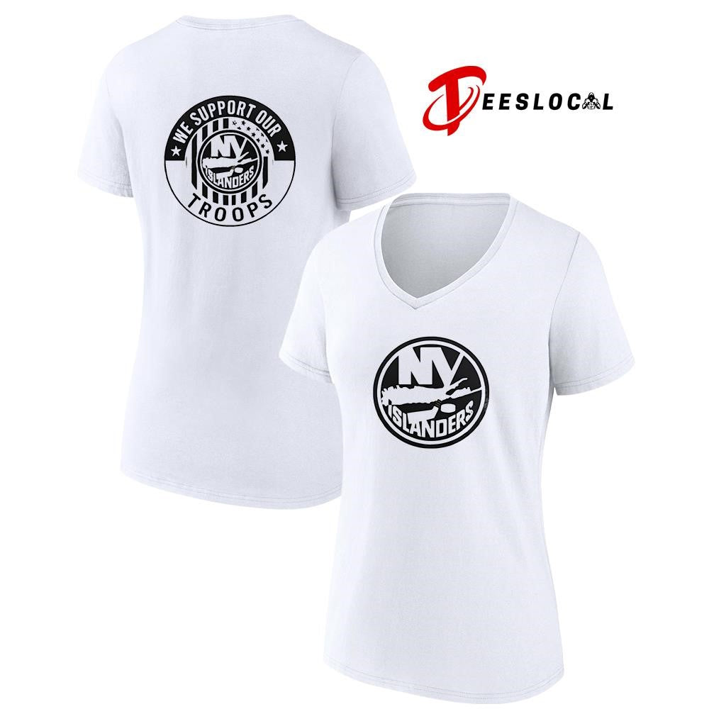 New York Islanders we support our Troops military appreciation shirt