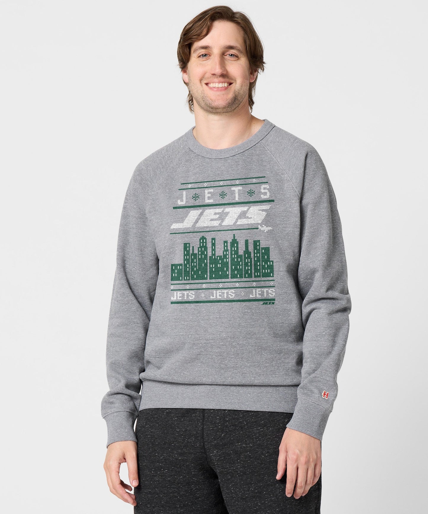 New York Jets Holiday Crewneck