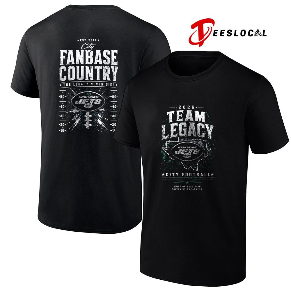 New York Jets team legacy city fanbase country the legacy never dies shirt