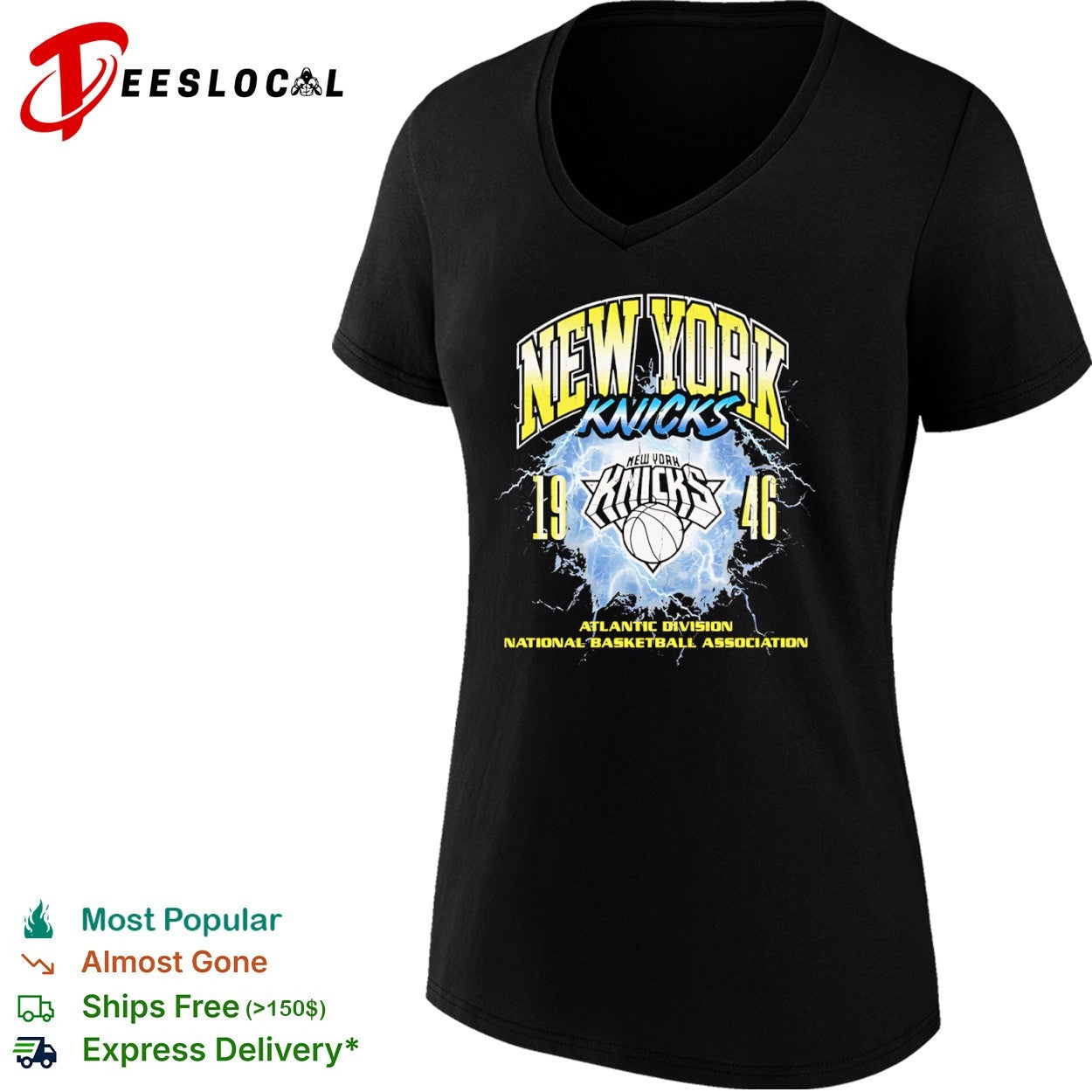 New York Knicks 1946 Atlantic Division National Basketball shirt