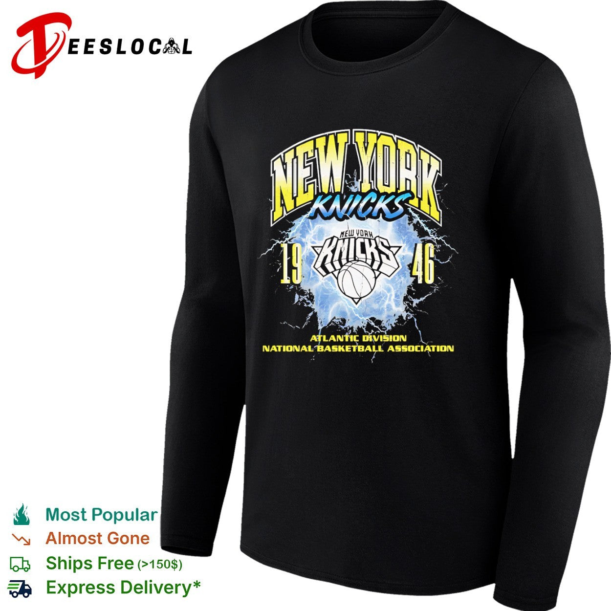 New York Knicks 1946 Atlantic Division National Basketball shirt