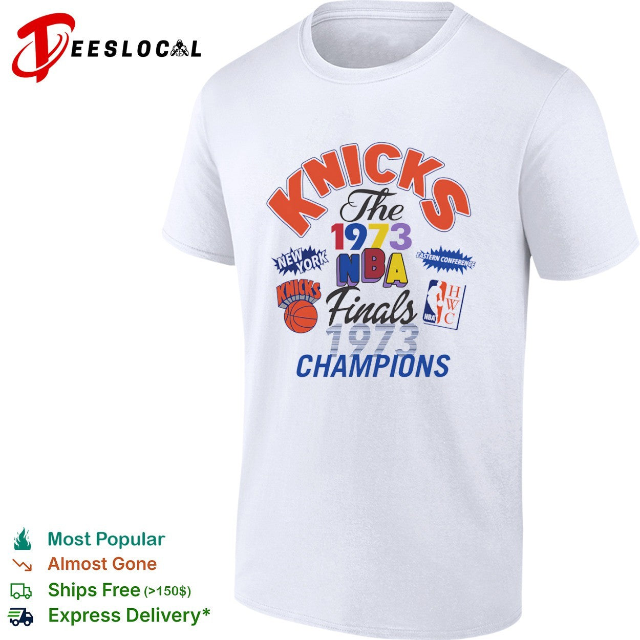 New York Knicks 1973 NBA Finals Champions Eastern Conference 1973 shirt