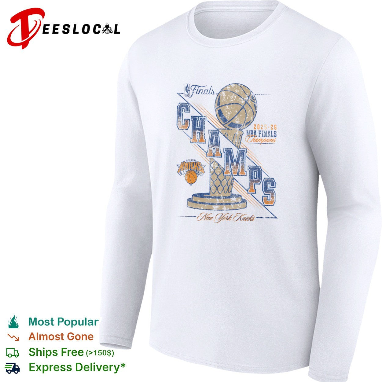 New York Knicks 2025 2026 NBA Finals Champs shirt