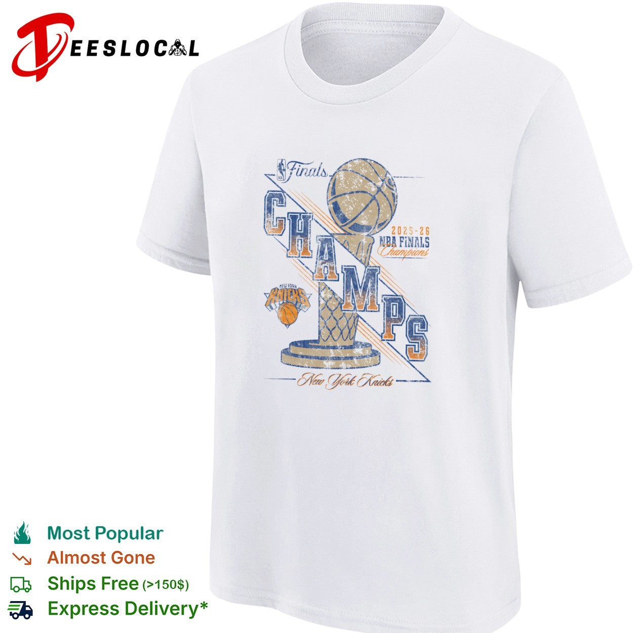 New York Knicks 2025 2026 NBA Finals Champs shirt