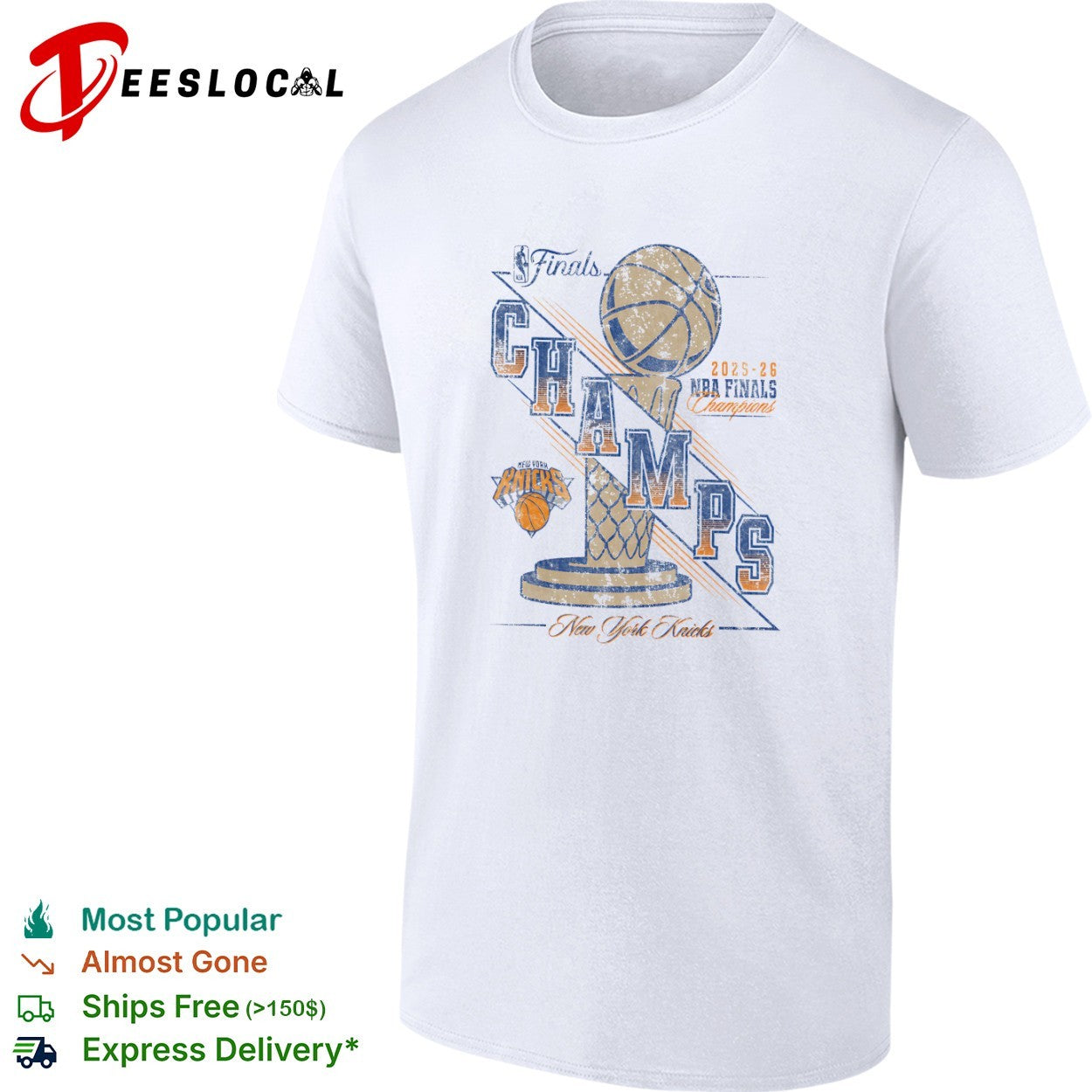 New York Knicks 2025 2026 NBA Finals Champs shirt