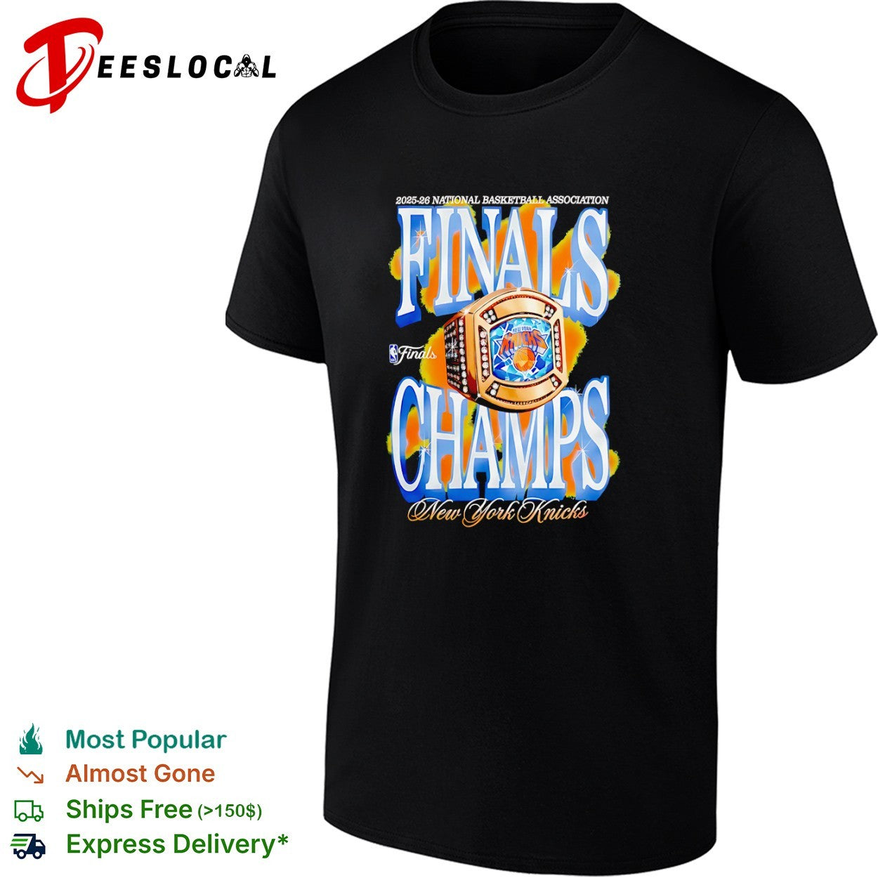 New York Knicks 2025 26 National Basketball Association Finals Champs shirt