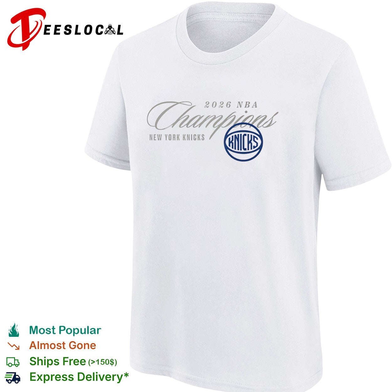 New York Knicks 2026 NBA Champions Basketball Shirt
