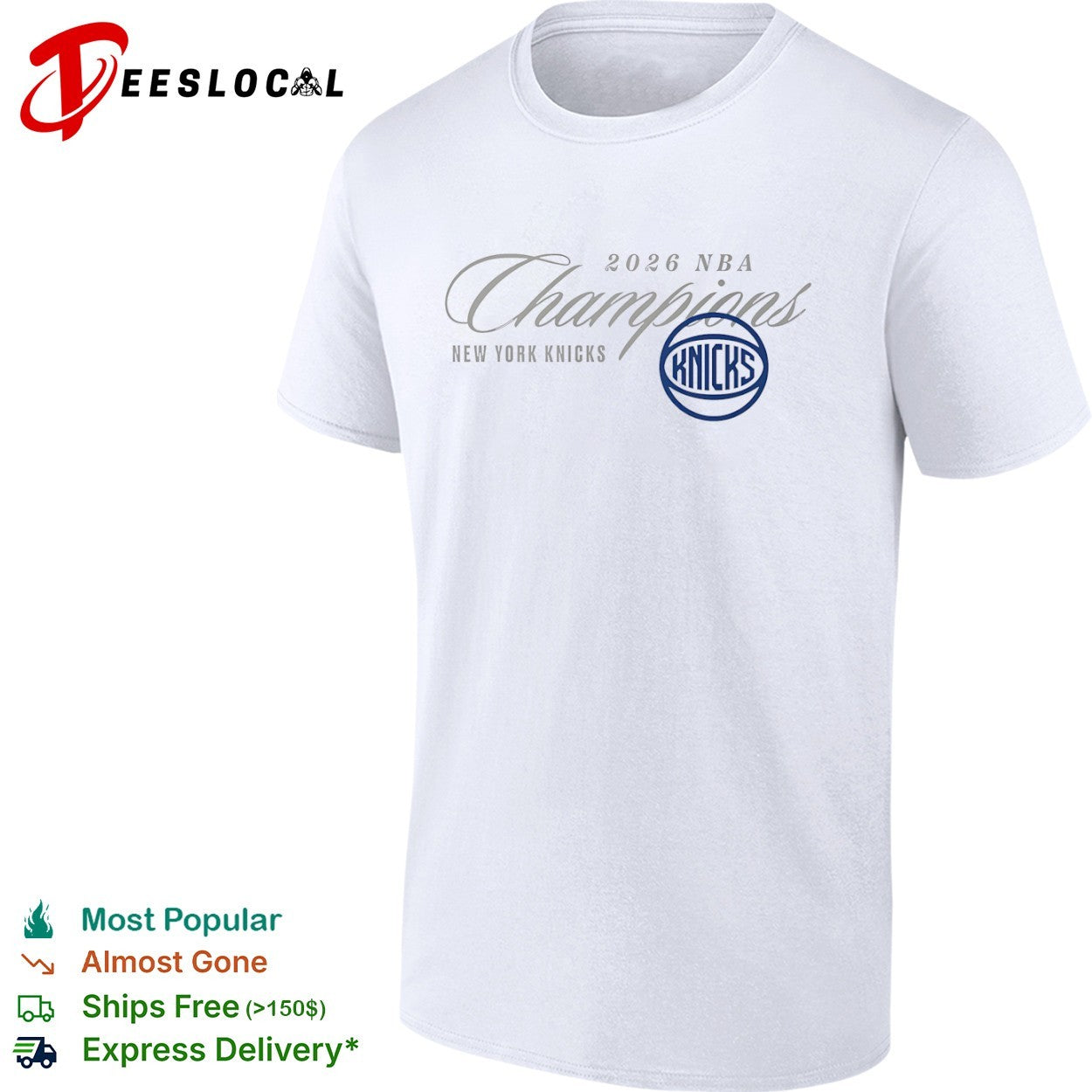 New York Knicks 2026 NBA Champions Basketball Shirt
