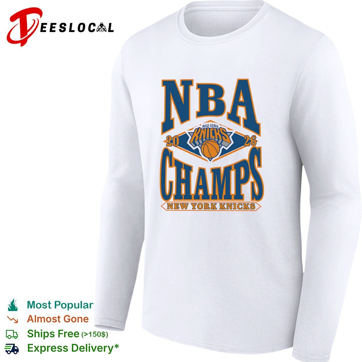 New York Knicks 2026 NBA Champs shirt