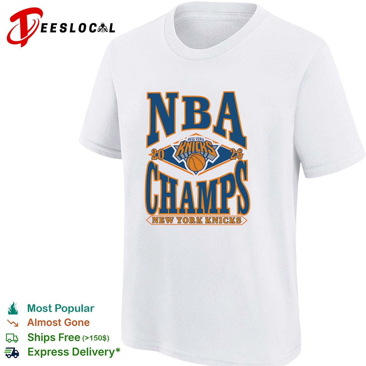 New York Knicks 2026 NBA Champs shirt