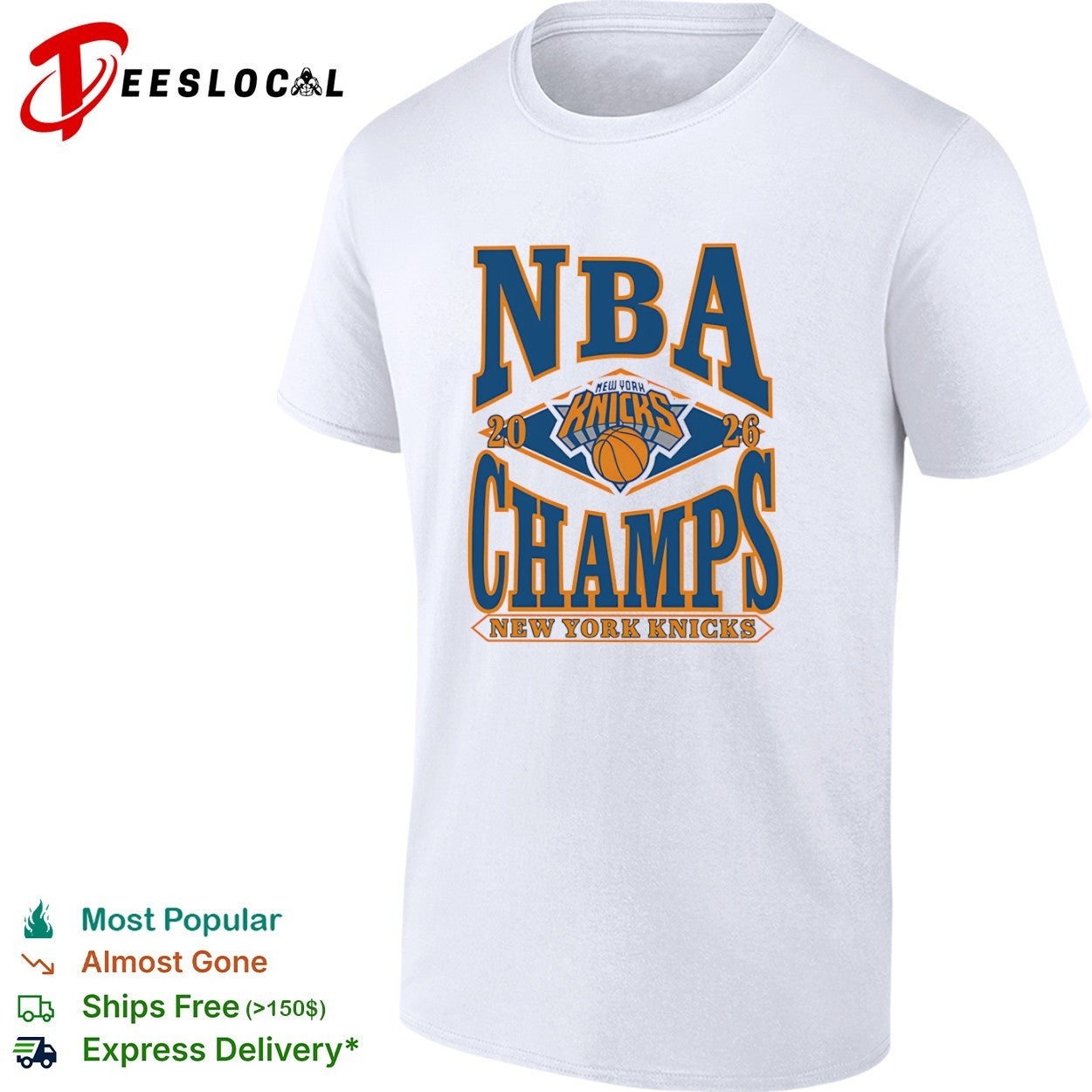 New York Knicks 2026 NBA Champs shirt