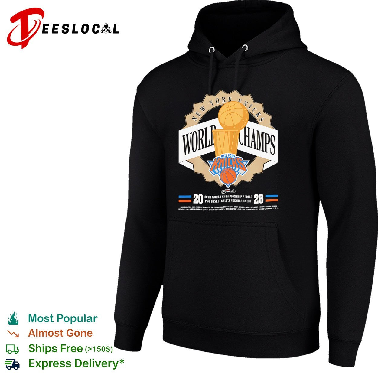 New York Knicks 2026 World Champs Finals shirt