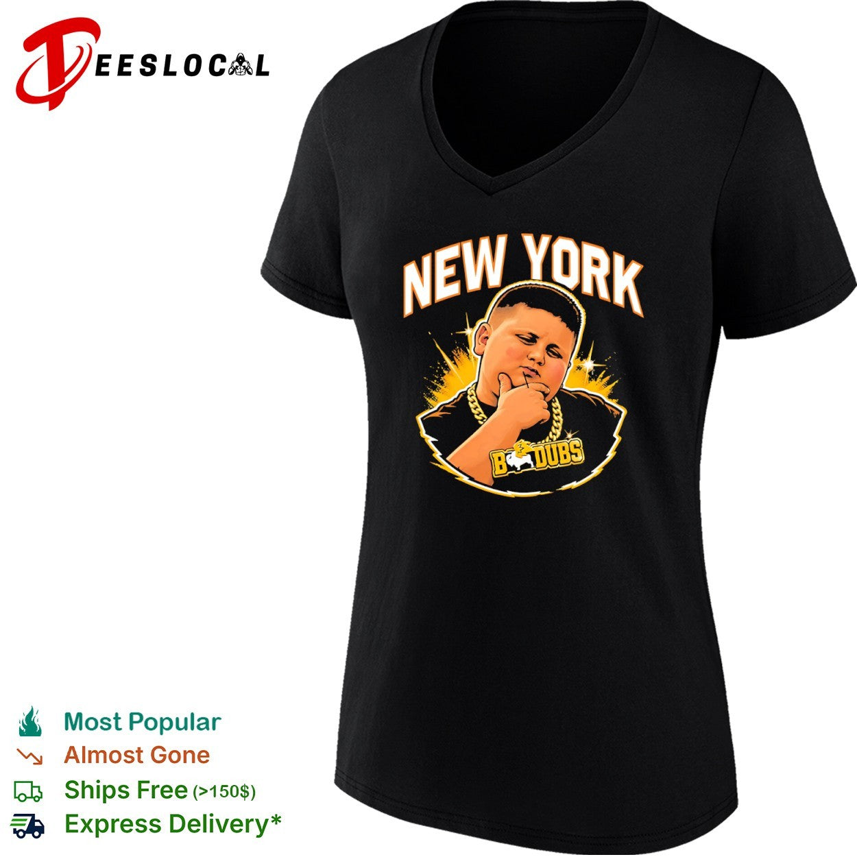 New York Knicks Buffalo Wild Wings B Dubs shirt