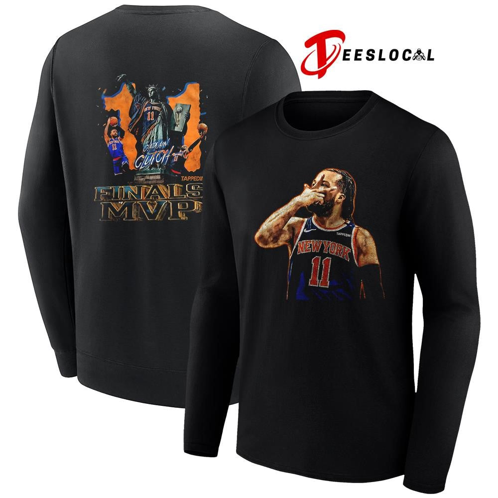 New York Knicks Captain Clutch Jalen Brunson Finals MVP graphic shirt