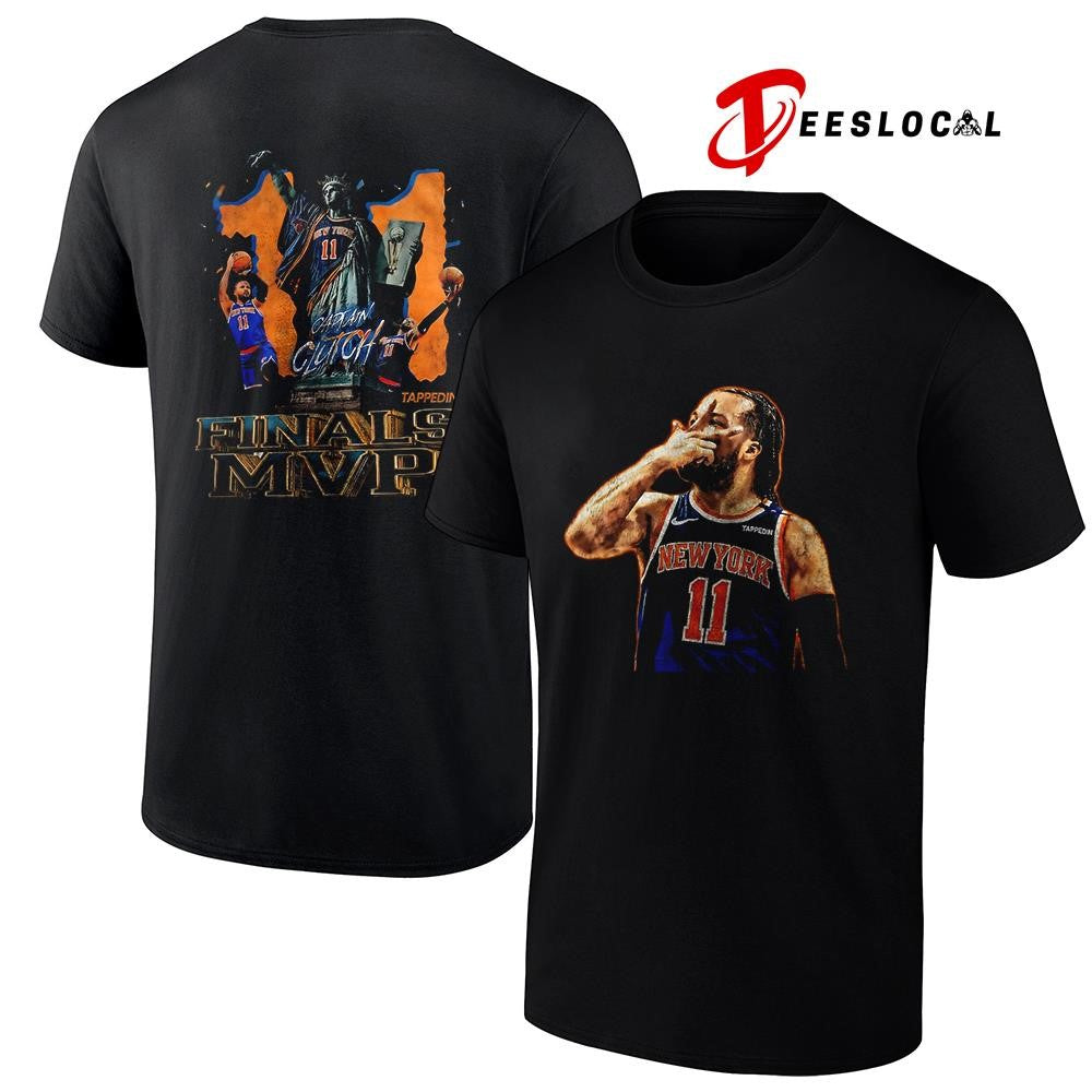 New York Knicks Captain Clutch Jalen Brunson Finals MVP graphic shirt