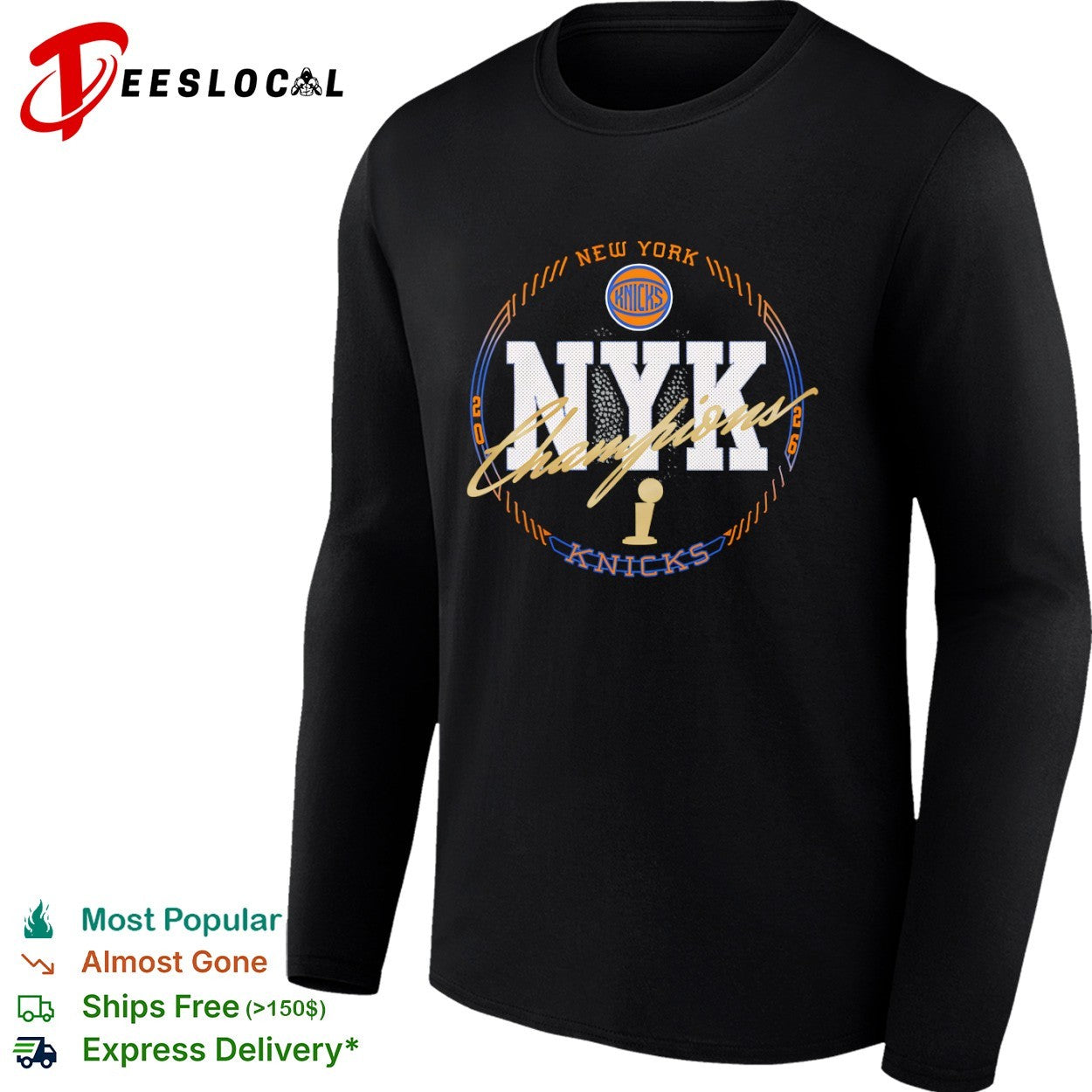 New York Knicks Champions 2026 NYK Basketball Trophy Celebration Team Logo shirt