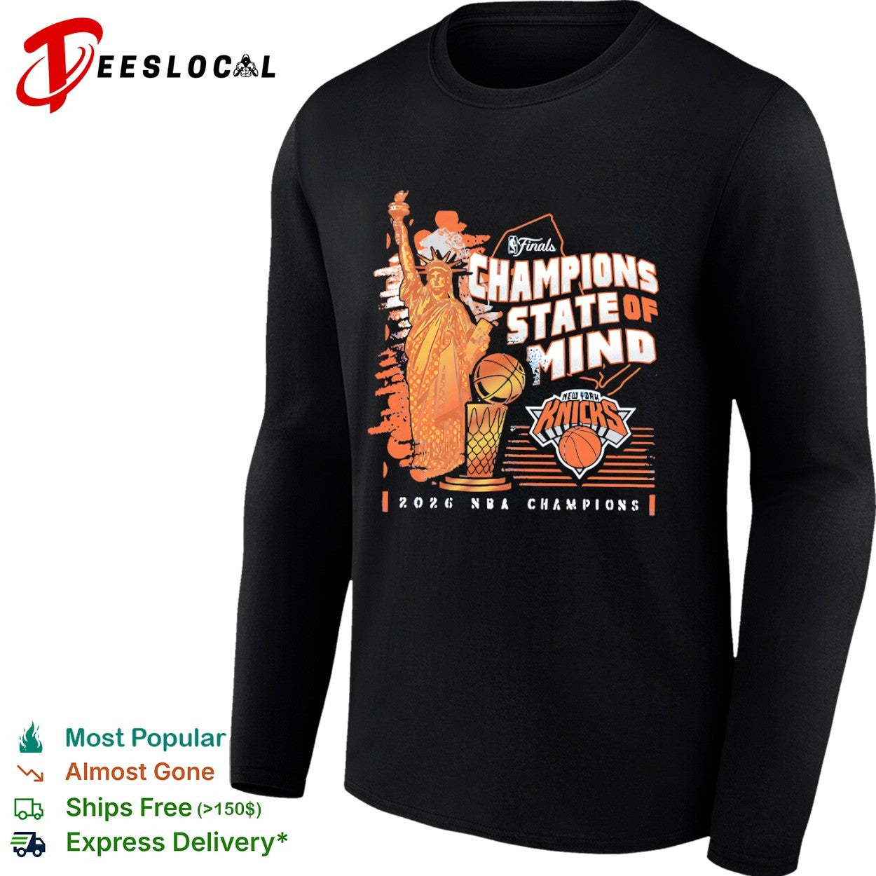 New York Knicks Champions State of Mind 2026 NBA Finals shirt