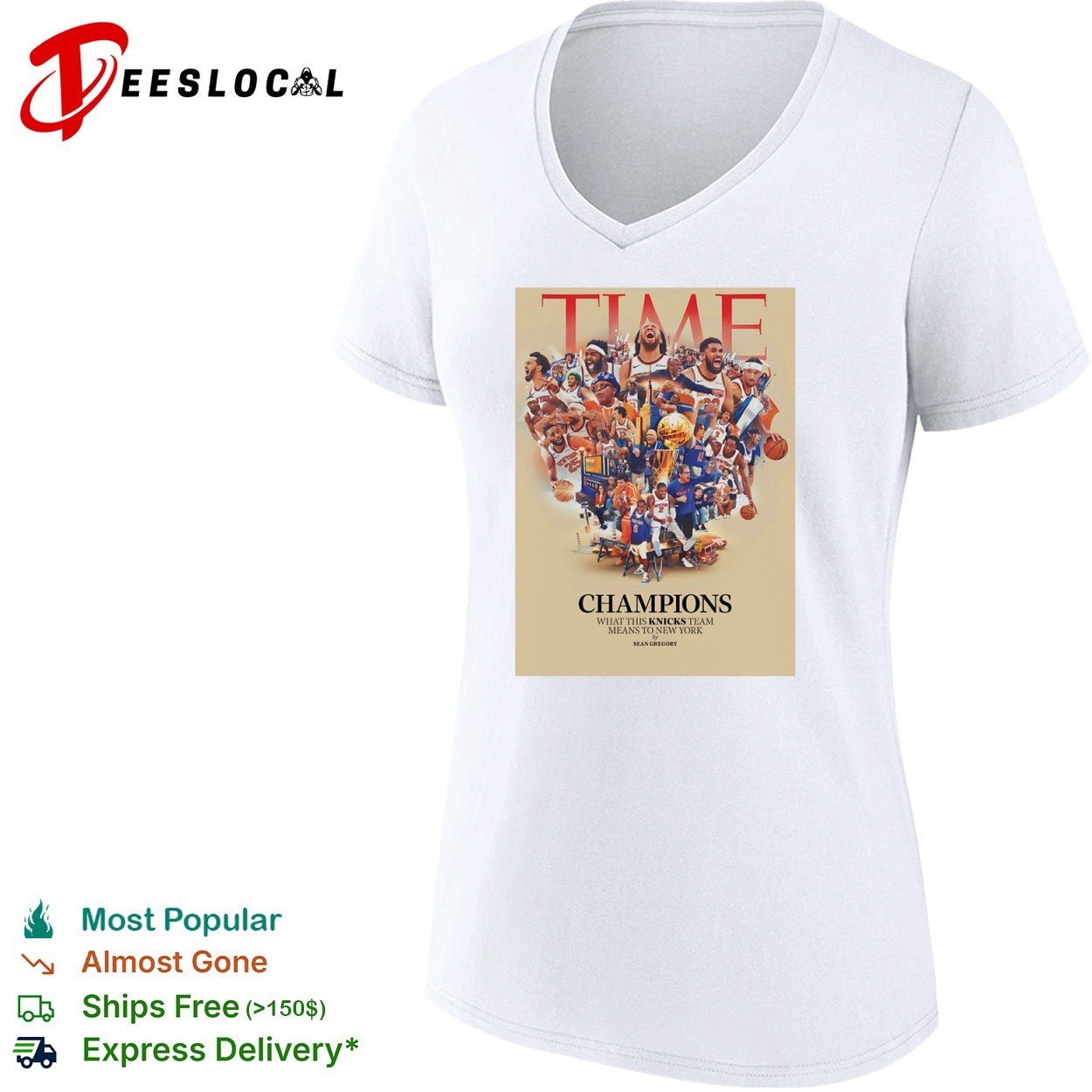 New York Knicks Champions Time Magazine Art shirt