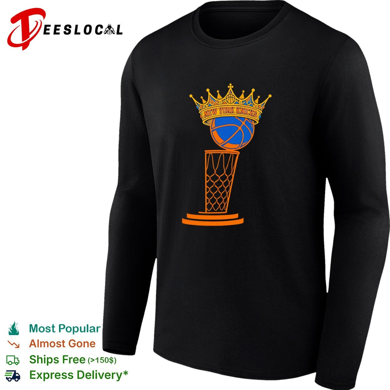 New York Knicks Championship Crown Basketball shirt